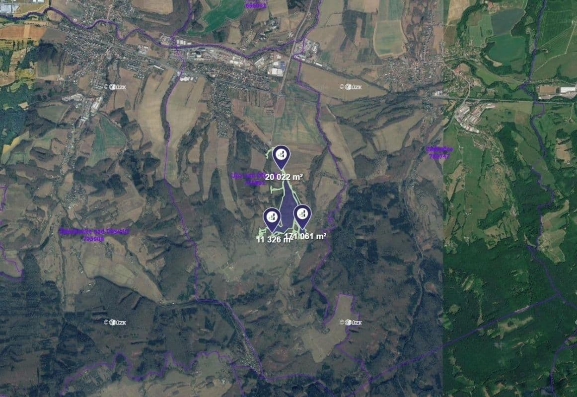 plot for sale, 2,300 m², Lípa, Zlínský Region plot for sale, 2,300 m², Lípa, Zlínský Region
