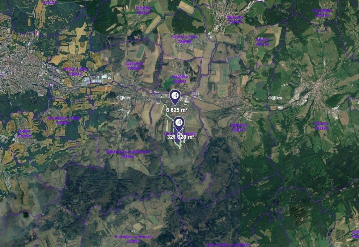 plot for sale, 3,746 m², Lípa, Zlínský Region plot for sale, 3,746 m², Lípa, Zlínský Region