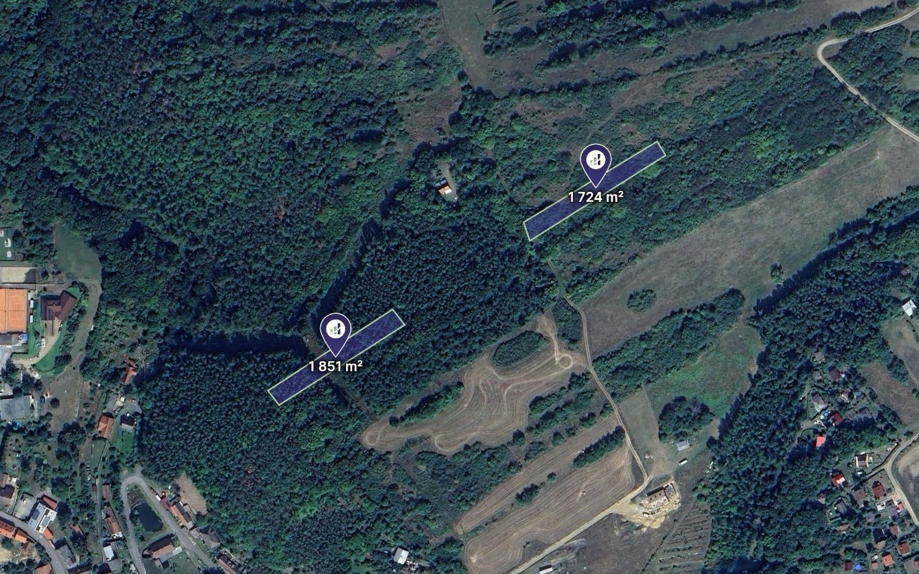 plot for sale, 9,095 m², Sýkořice, Středočeský Region plot for sale, 9,095 m², Sýkořice, Středočeský Region