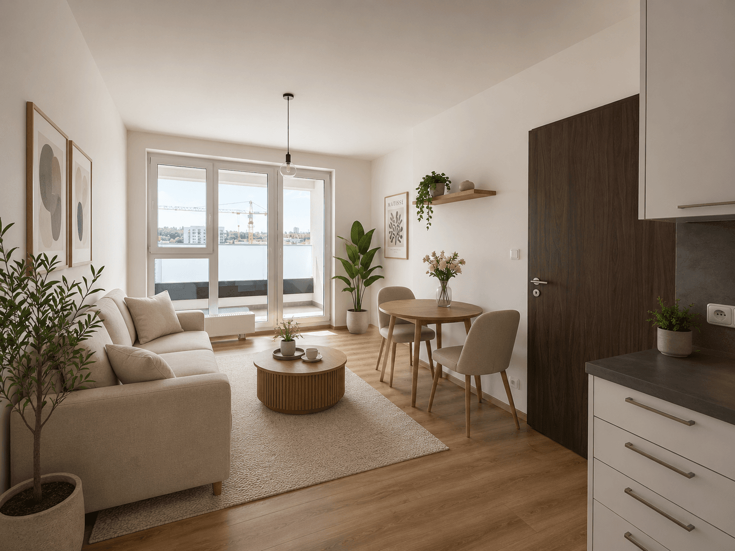 1 bedroom with open-plan kitchen flat for sale, 51 m², Pod Harfou, Prague, Prague 1 bedroom with open-plan kitchen flat for sale, 51 m², Pod Harfou, Prague, Prague
