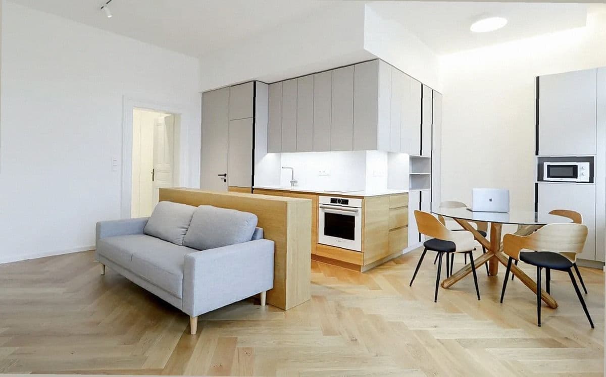 1 bedroom with open-plan kitchen flat to rent, 56 m², Lidická, Prague, Prague 1 bedroom with open-plan kitchen flat to rent, 56 m², Lidická, Prague, Prague
