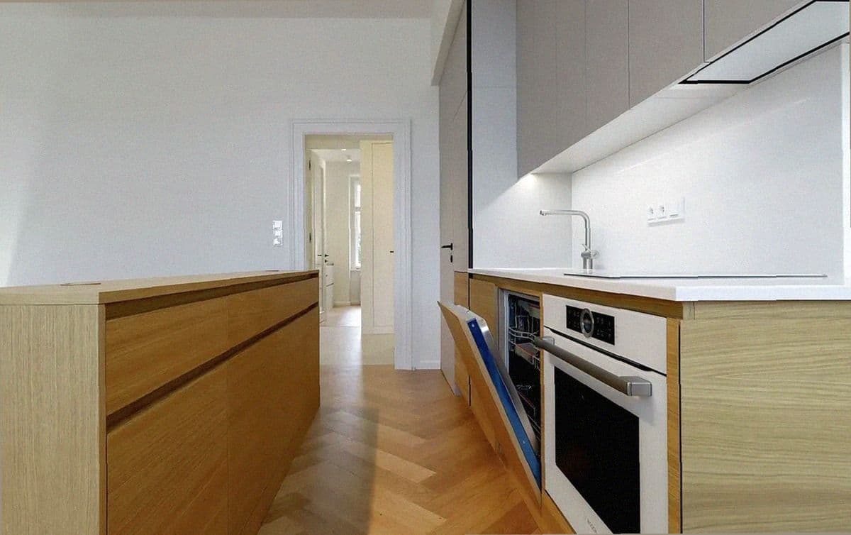 1 bedroom with open-plan kitchen flat to rent, 56 m², Lidická, Prague, Prague 1 bedroom with open-plan kitchen flat to rent, 56 m², Lidická, Prague, Prague