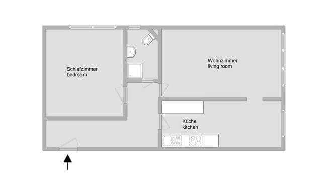 2 bedroom flat to rent, 55 m², Sandstraße 34, München, Bavaria 2 bedroom flat to rent, 55 m², Sandstraße 34, München, Bavaria