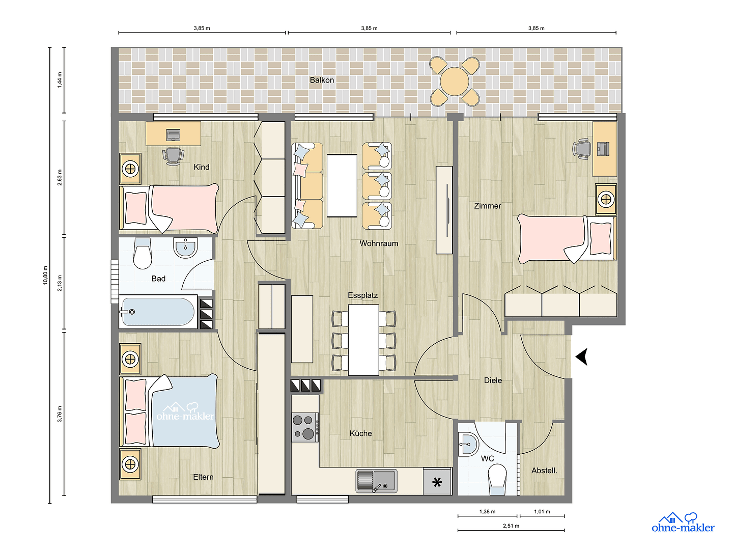 4 bedroom flat for sale, 97 m², RINGLEBSTRASSE 25, Arnsberg, North Rhine-Westphalia 4 bedroom flat for sale, 97 m², RINGLEBSTRASSE 25, Arnsberg, North Rhine-Westphalia