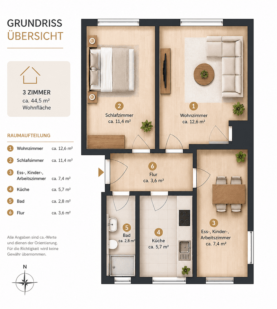 3 bedroom flat for sale, 45 m², Hamburg, Hamburg 3 bedroom flat for sale, 45 m², Hamburg, Hamburg