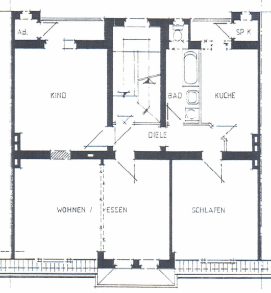 4 bedroom flat to rent, 94 m², Essen, North Rhine-Westphalia 4 bedroom flat to rent, 94 m², Essen, North Rhine-Westphalia