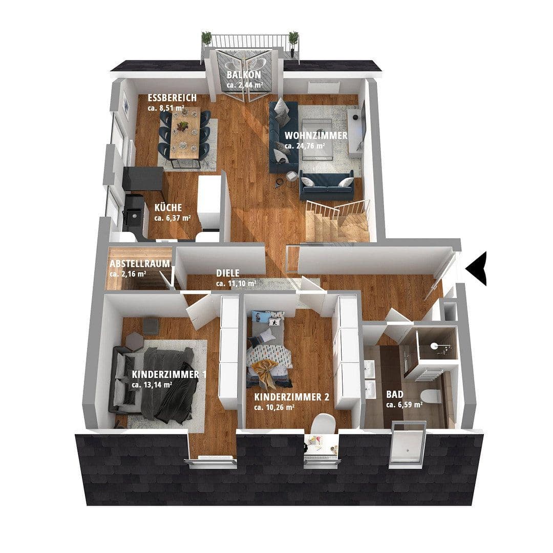 4 bedroom flat for sale, 123 m², Hirschaid, Bavaria 4 bedroom flat for sale, 123 m², Hirschaid, Bavaria