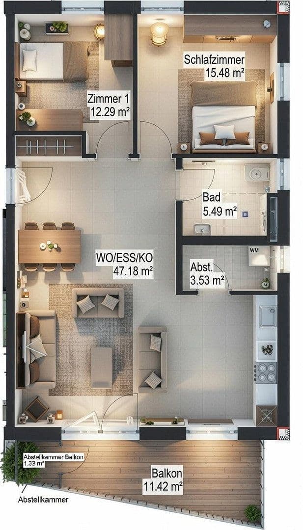 3 bedroom flat to rent, 94 m², Im Dorf 100B, Nordrach, Baden-Württemberg 3 bedroom flat to rent, 94 m², Im Dorf 100B, Nordrach, Baden-Württemberg