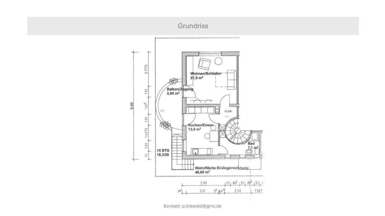 2 bedroom flat to rent, 50 m², Untere Parkstr 30, Haar (Haar), Bavaria 2 bedroom flat to rent, 50 m², Untere Parkstr 30, Haar (Haar), Bavaria