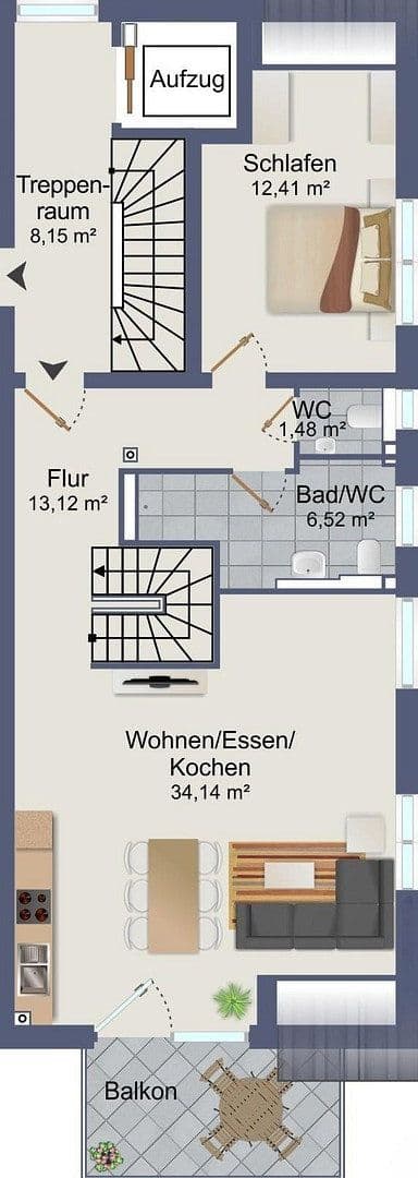 3 bedroom with open-plan kitchen flat for sale, 104 m², Gäustraße 24, Rottenburg am Neckar, Baden-Württemberg 3 bedroom with open-plan kitchen flat for sale, 104 m², Gäustraße 24, Rottenburg am Neckar, Baden-Württemberg