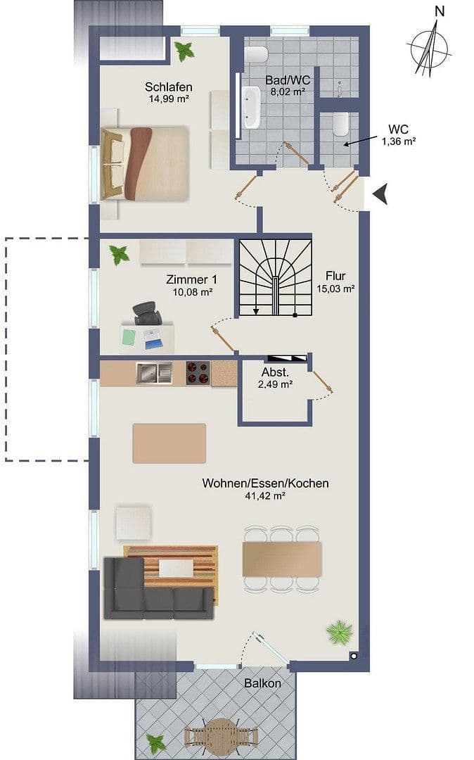 4 bedroom with open-plan kitchen flat for sale, 138 m², Gäustraße 24, Rottenburg am Neckar, Baden-Württemberg 4 bedroom with open-plan kitchen flat for sale, 138 m², Gäustraße 24, Rottenburg am Neckar, Baden-Württemberg