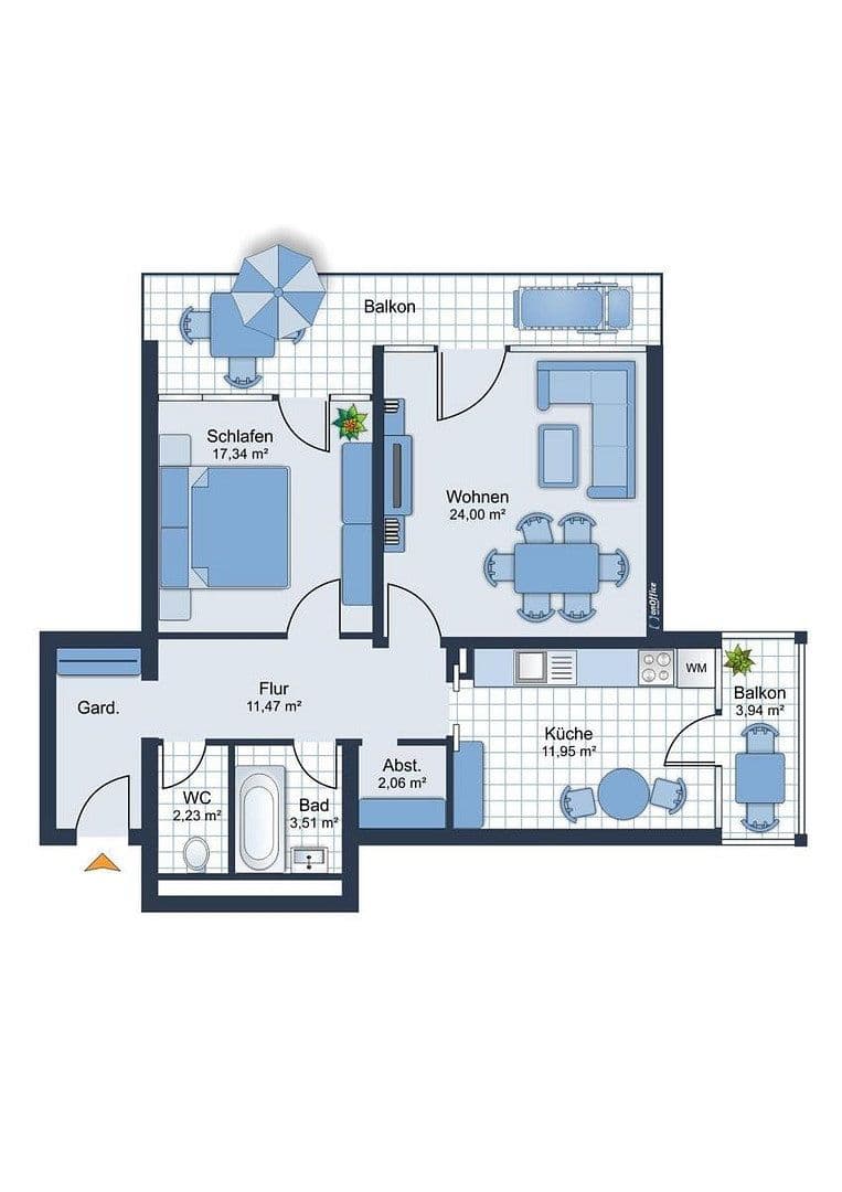 2 bedroom flat to rent, 80 m², München, Bavaria 2 bedroom flat to rent, 80 m², München, Bavaria