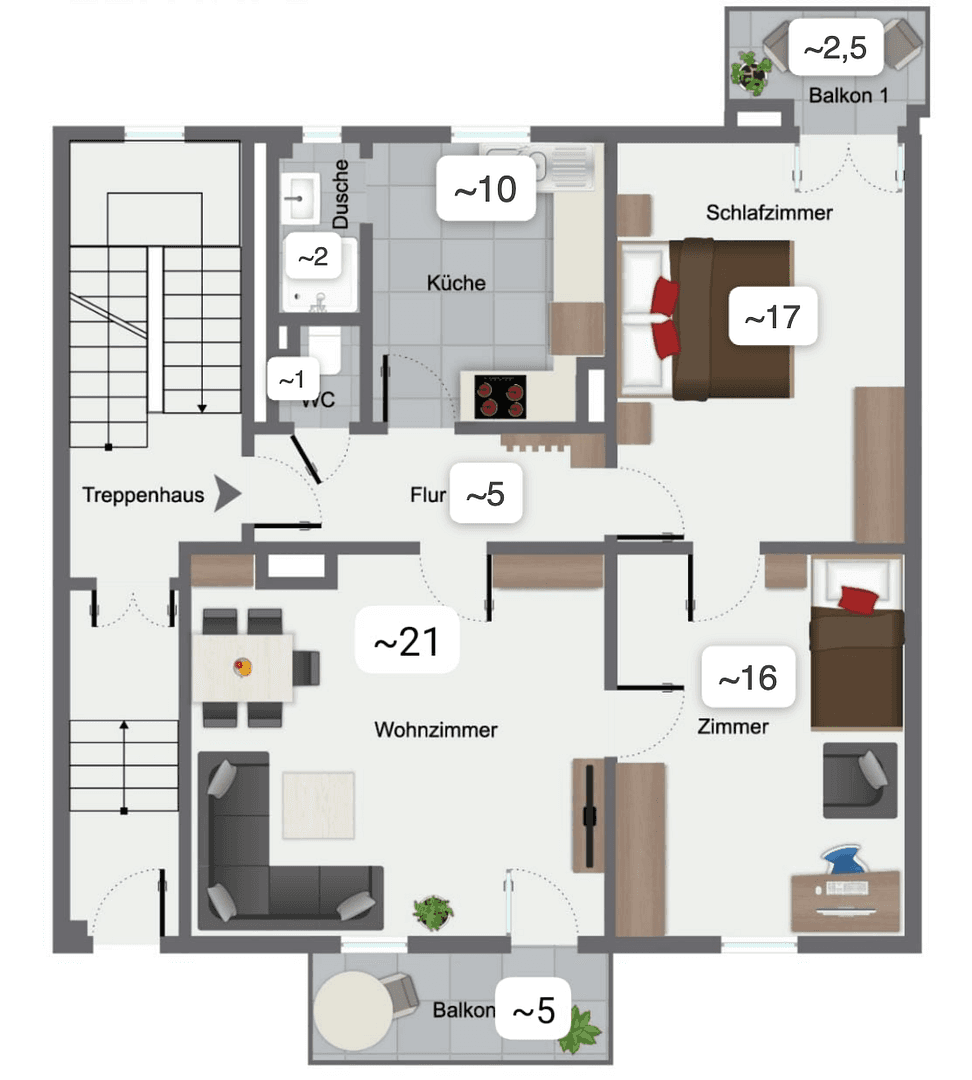 3 bedroom flat to rent, 75 m², Darmstadt, Hesse 3 bedroom flat to rent, 75 m², Darmstadt, Hesse