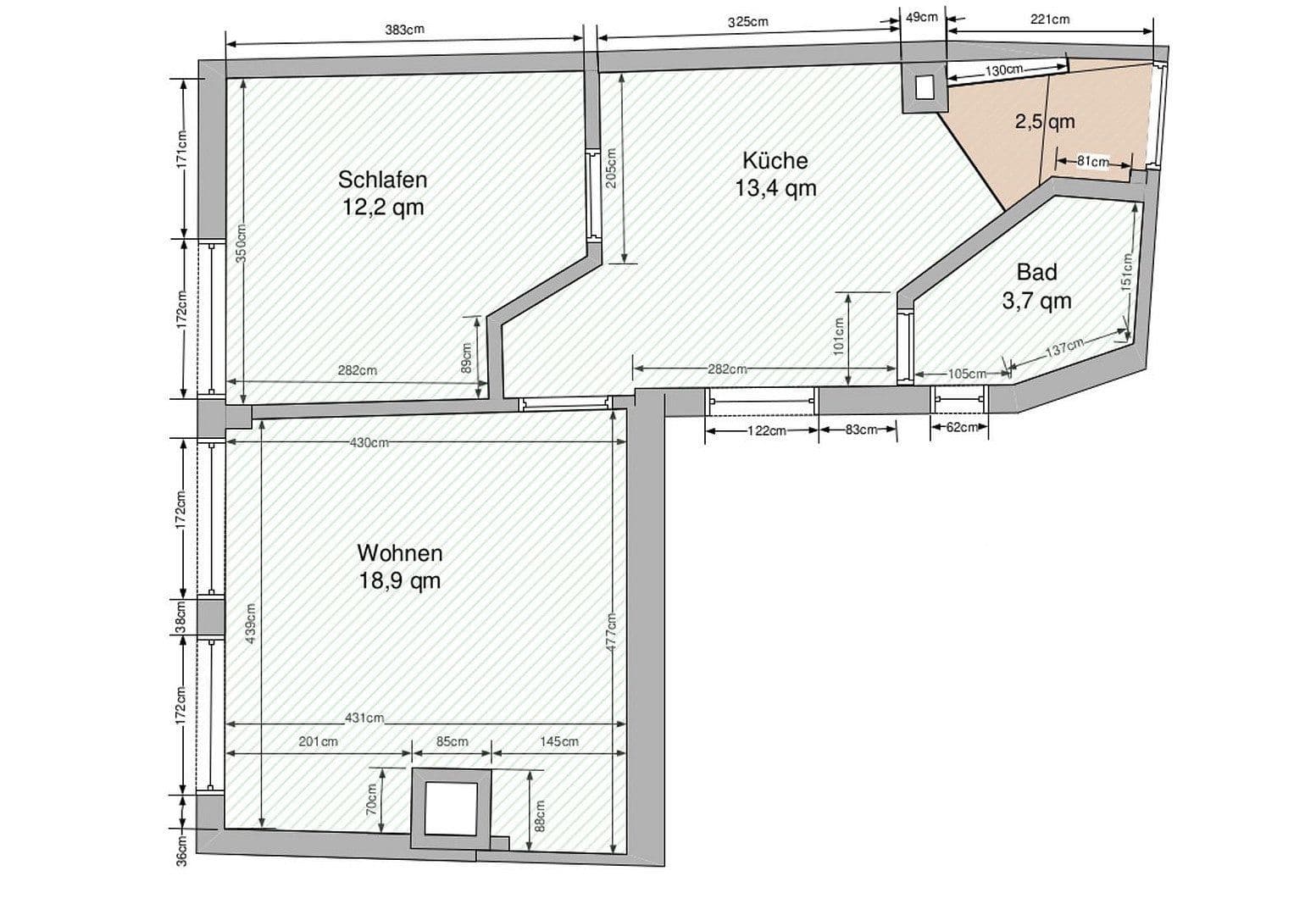 2 bedroom flat to rent, 50 m², Weimar, Thuringia 2 bedroom flat to rent, 50 m², Weimar, Thuringia