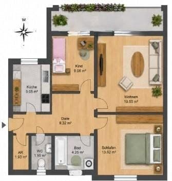 3 bedroom flat for sale, 70 m², München, Bavaria 3 bedroom flat for sale, 70 m², München, Bavaria