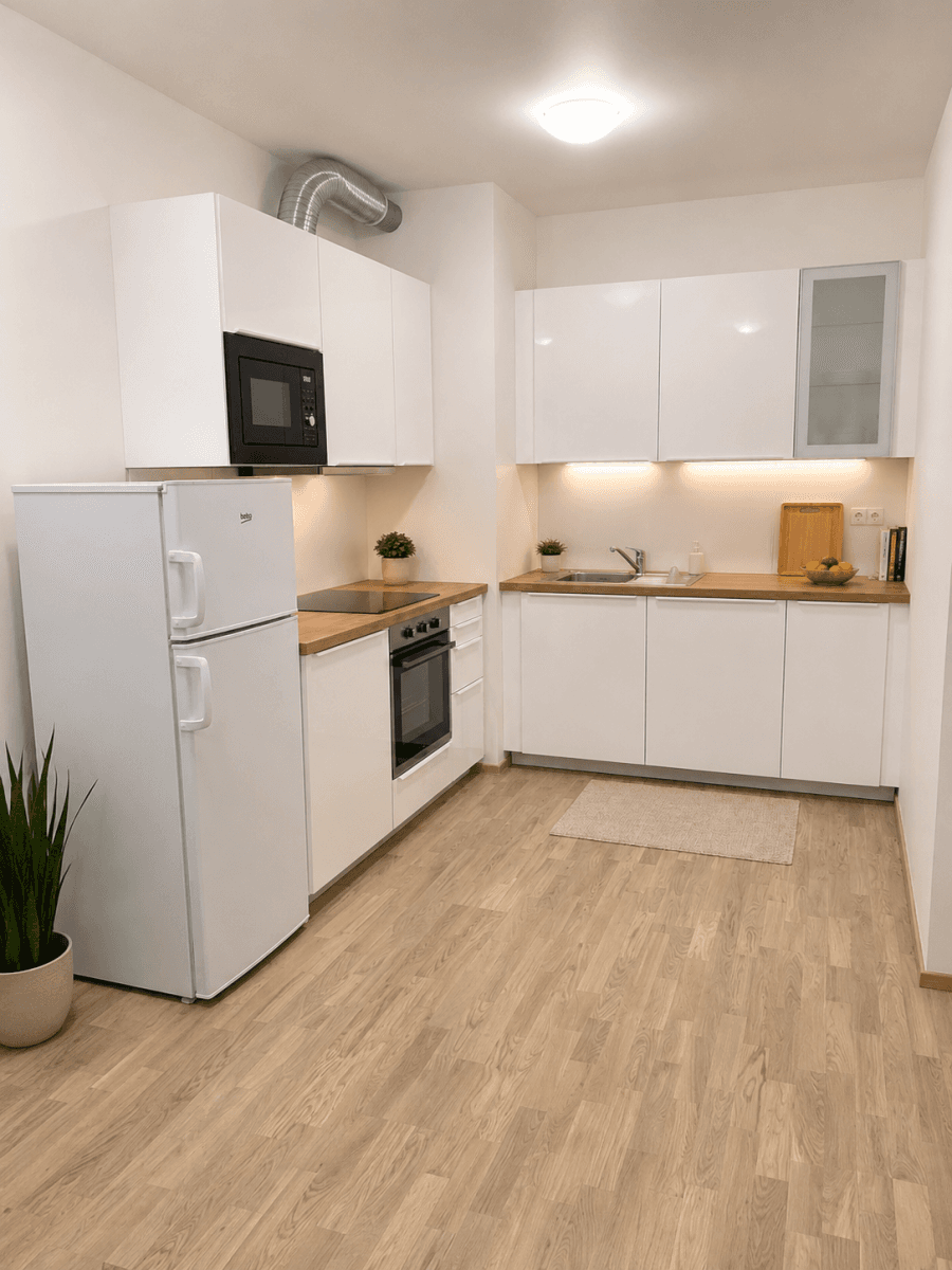 1 bedroom with open-plan kitchen flat to rent, 52 m², Waltariho, Prague, Prague 1 bedroom with open-plan kitchen flat to rent, 52 m², Waltariho, Prague, Prague