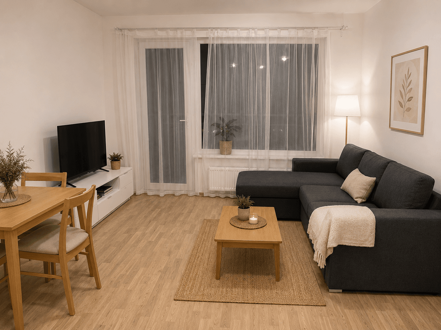 1 bedroom with open-plan kitchen flat to rent, 52 m², Waltariho, Prague, Prague 1 bedroom with open-plan kitchen flat to rent, 52 m², Waltariho, Prague, Prague