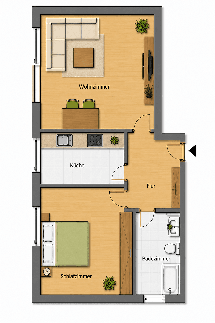 2 bedroom flat for sale, 49 m², Frankfurt am Main, Hesse 2 bedroom flat for sale, 49 m², Frankfurt am Main, Hesse