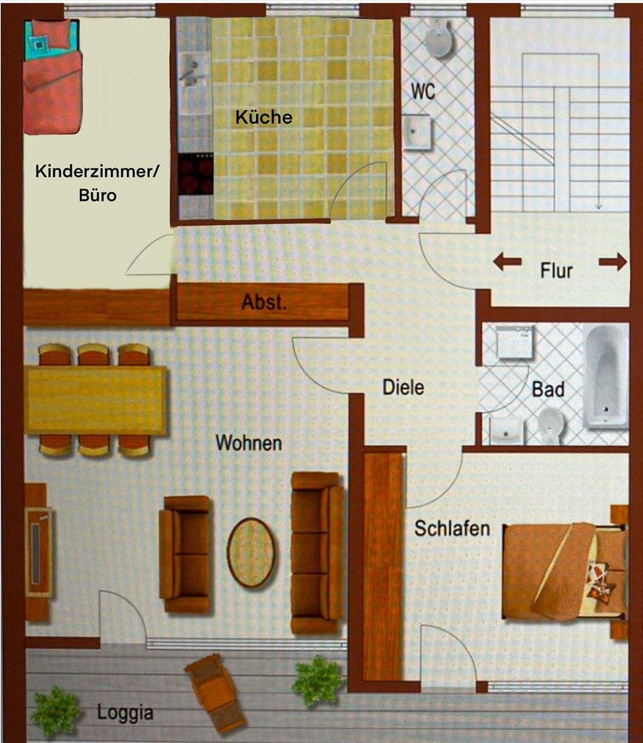 3 bedroom flat to rent, 93 m², Rathelbeckstrasse 350, Düsseldorf, North Rhine-Westphalia 3 bedroom flat to rent, 93 m², Rathelbeckstrasse 350, Düsseldorf, North Rhine-Westphalia