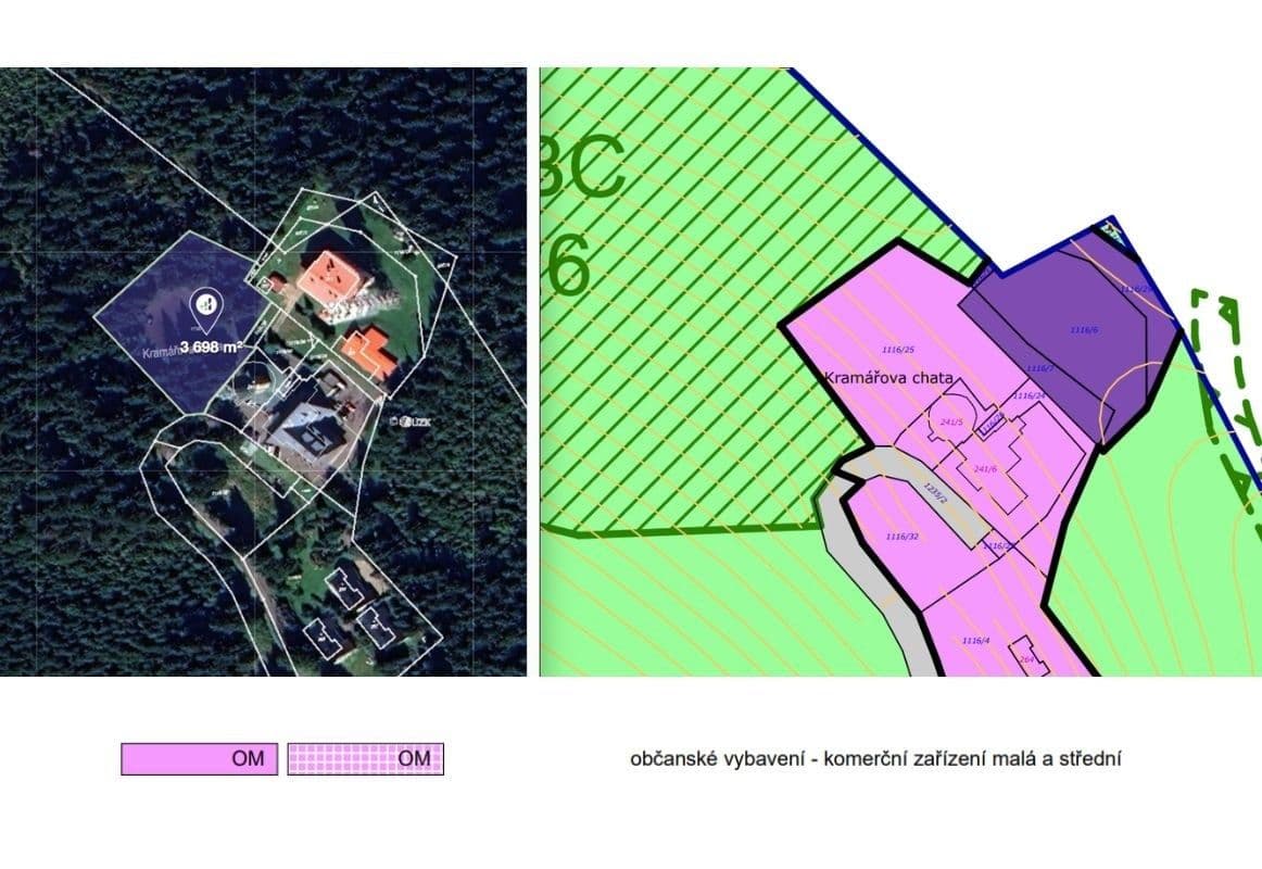 plot for sale, 3,698 m², Orličky, Pardubický Region plot for sale, 3,698 m², Orličky, Pardubický Region