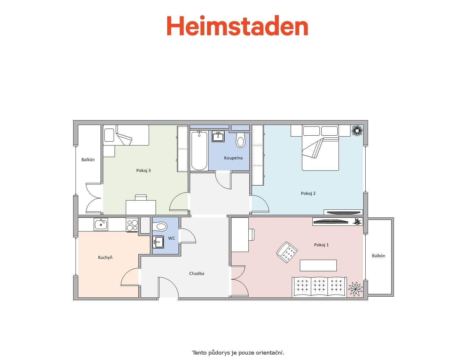 3 bedroom flat to rent, 74 m², Československé armády, Frýdek-Místek, Moravskoslezský Region 3 bedroom flat to rent, 74 m², Československé armády, Frýdek-Místek, Moravskoslezský Region