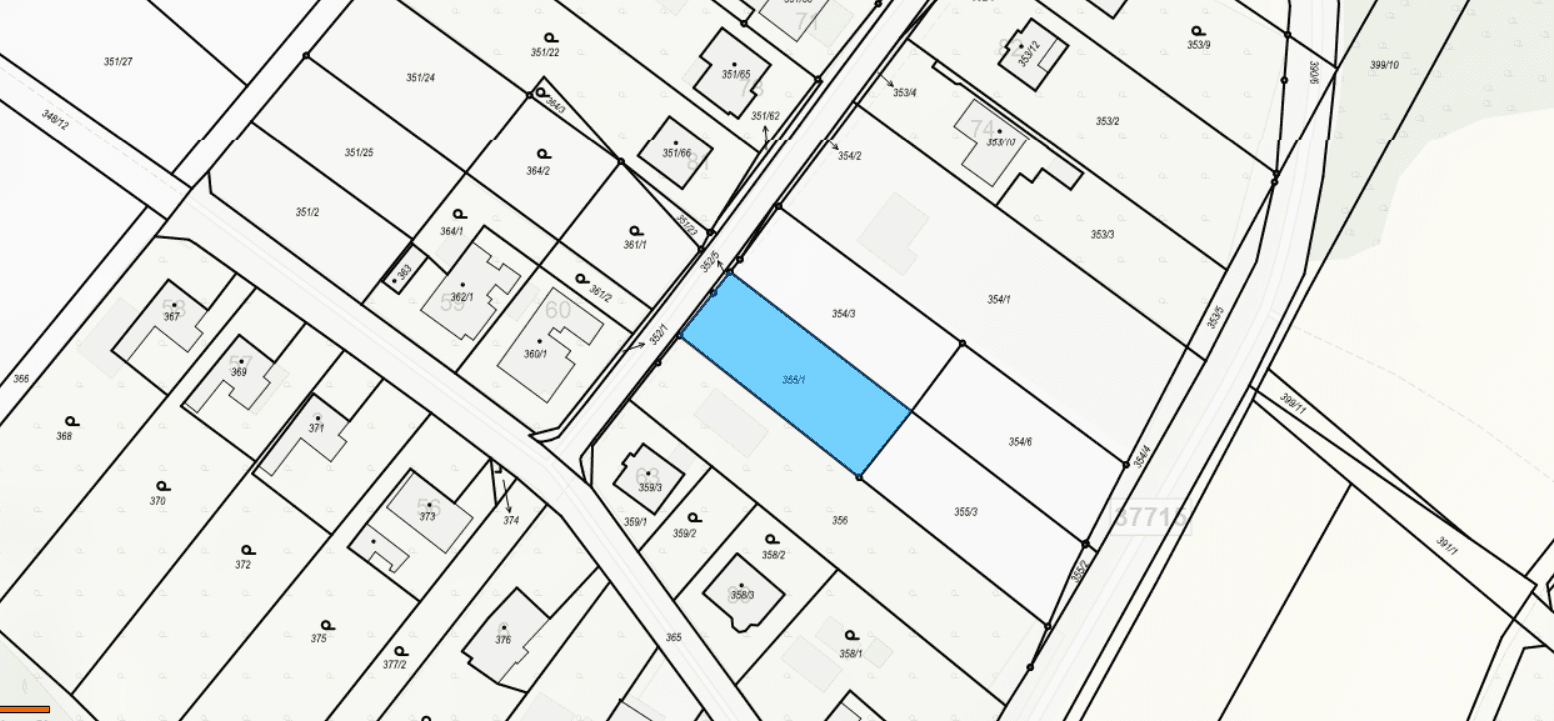 plot for sale, 750 m², Malá Lhota, Jihomoravský Region plot for sale, 750 m², Malá Lhota, Jihomoravský Region