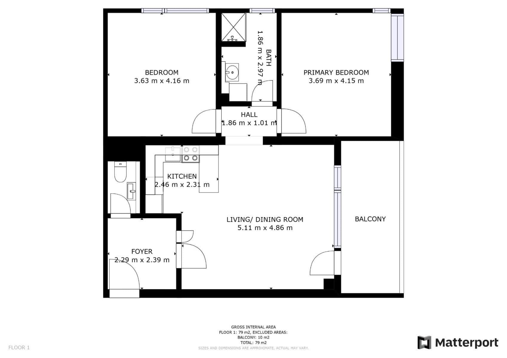 2 bedroom with open-plan kitchen flat to rent, 71 m², Anny Rybníčkové, Prague, Prague 2 bedroom with open-plan kitchen flat to rent, 71 m², Anny Rybníčkové, Prague, Prague