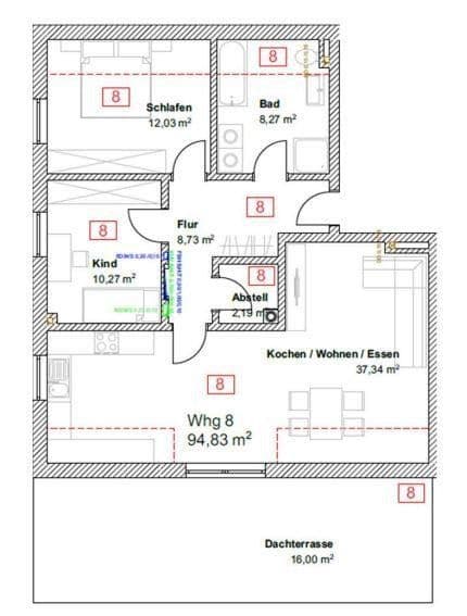3 bedroom flat to rent, 95 m², Hohenthann, Bavaria 3 bedroom flat to rent, 95 m², Hohenthann, Bavaria