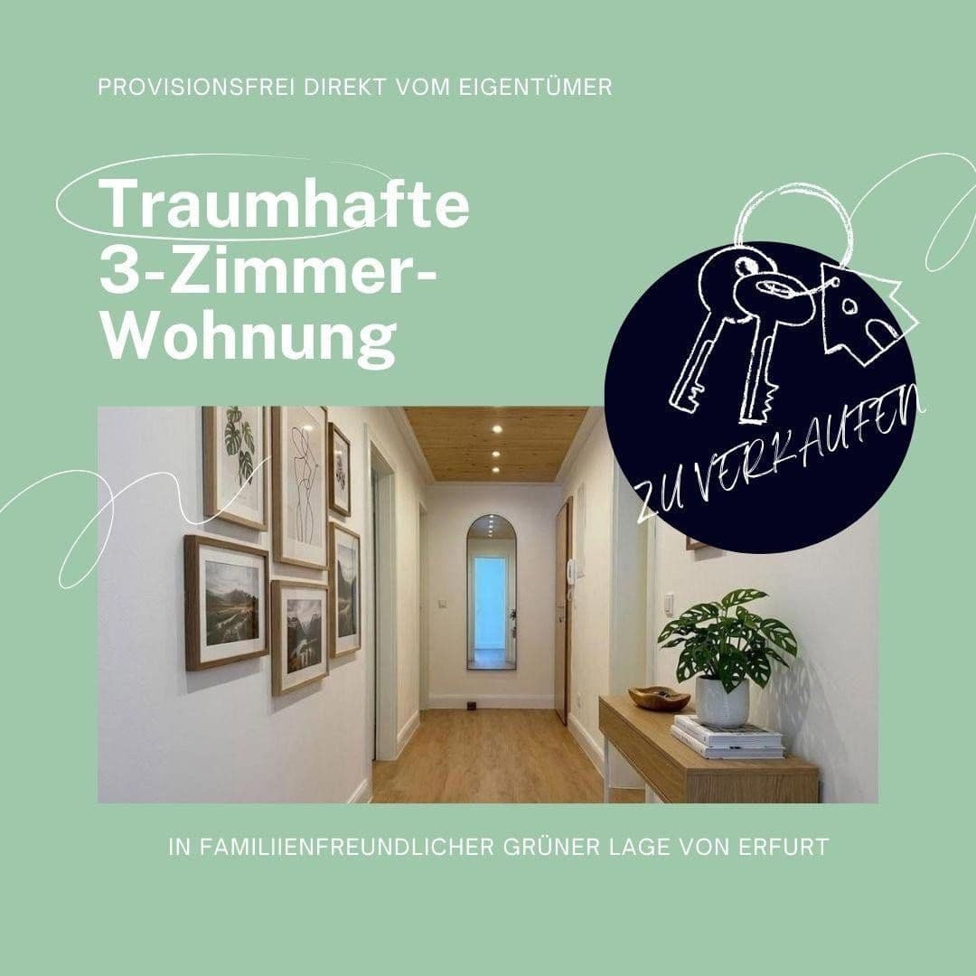 3 bedroom flat for sale, 77 m², Erfurt, Thuringia 3 bedroom flat for sale, 77 m², Erfurt, Thuringia