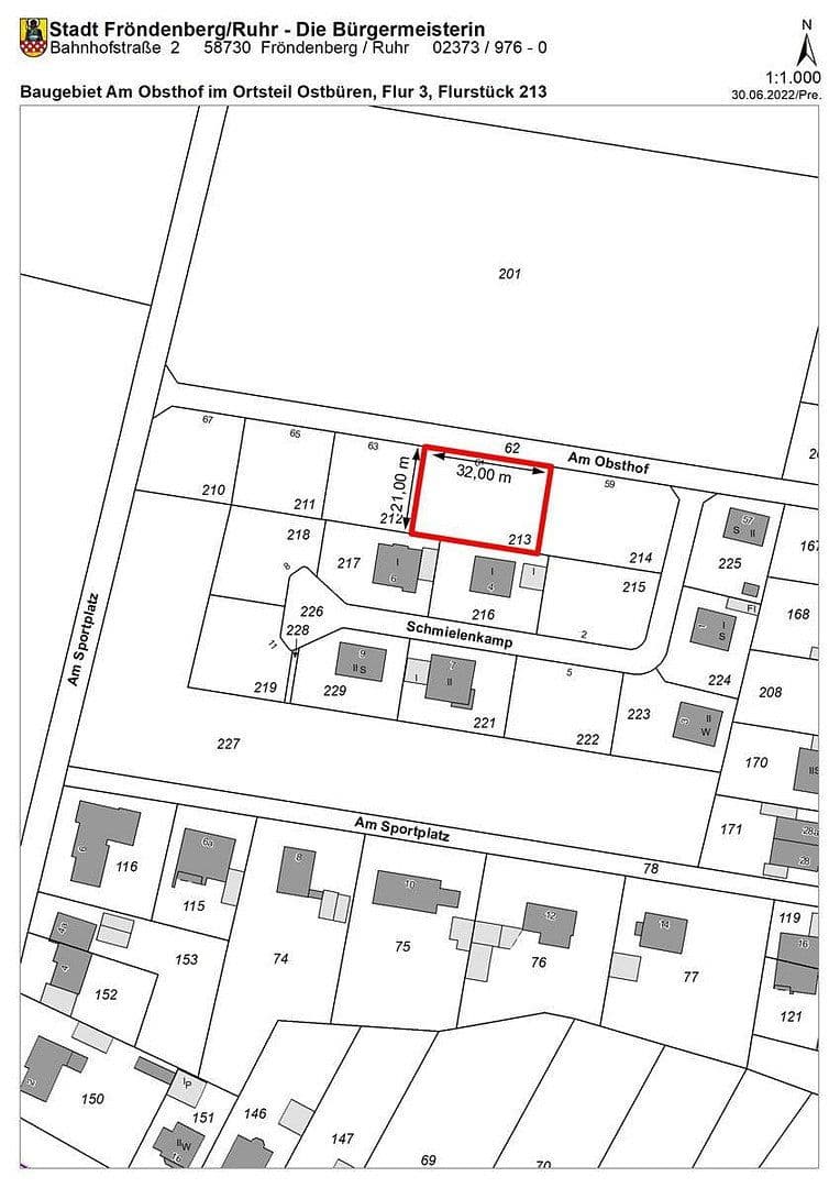 plot for sale, 705 m², Am Obsthof 61, Fröndenberg/Ruhr, North Rhine-Westphalia plot for sale, 705 m², Am Obsthof 61, Fröndenberg/Ruhr, North Rhine-Westphalia