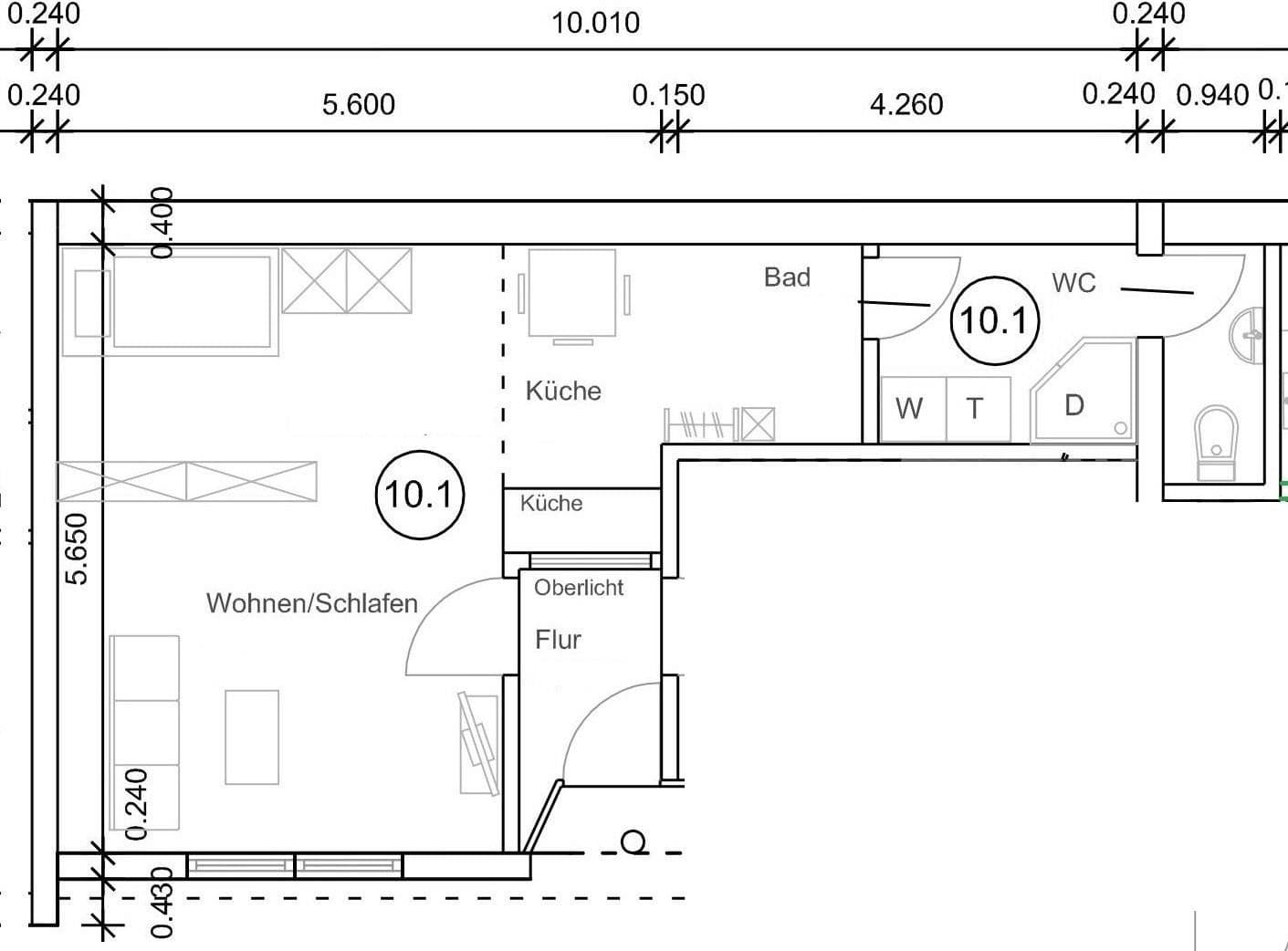1 bedroom flat to rent, 38 m², Neustadter Str. 73, Mutterstadt, Rhineland-Palatinate 1 bedroom flat to rent, 38 m², Neustadter Str. 73, Mutterstadt, Rhineland-Palatinate