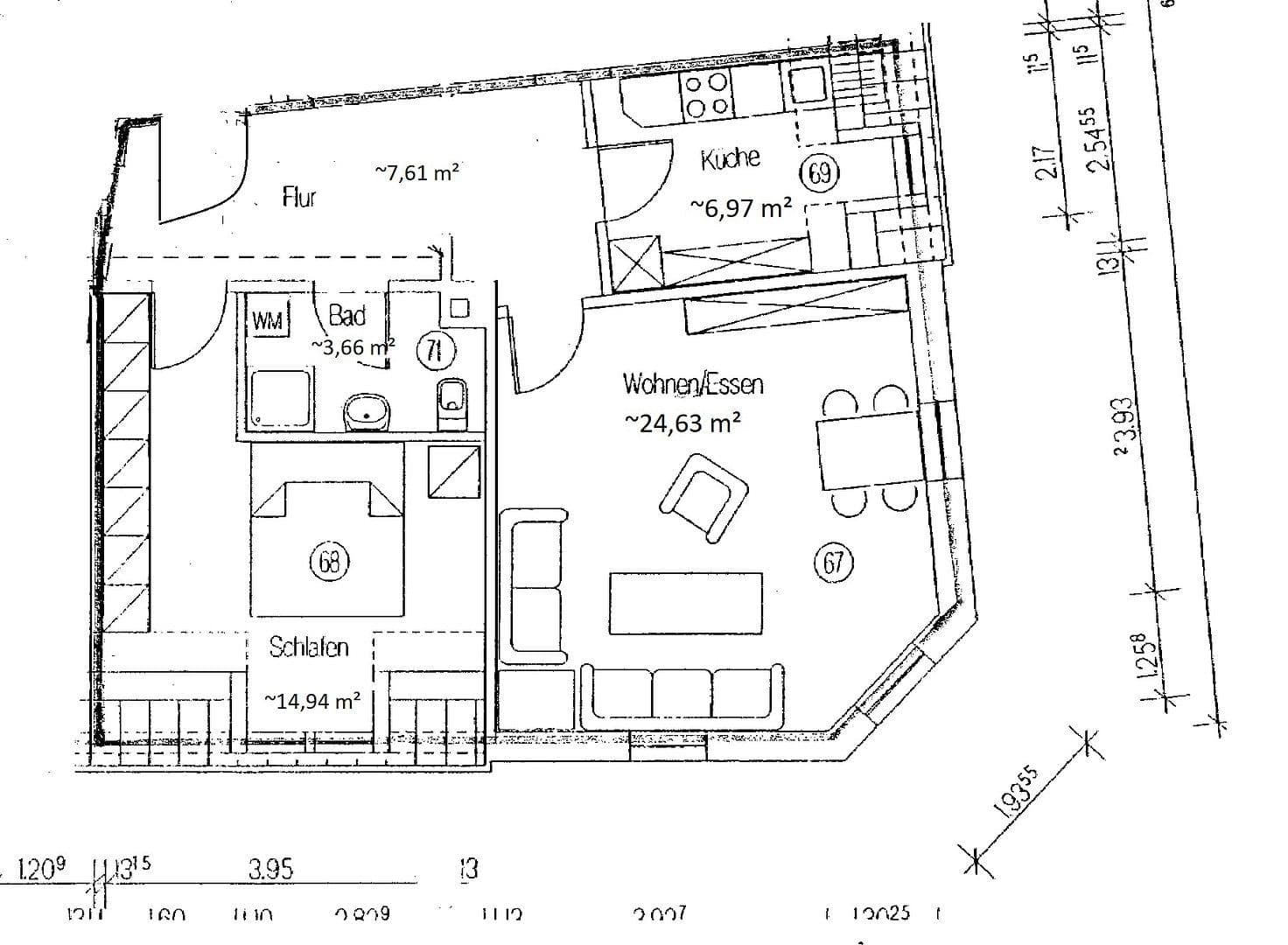 2 bedroom flat to rent, 62 m², Conrad Clauß Straße 20, Hohenstein-Ernstthal, Saxony 2 bedroom flat to rent, 62 m², Conrad Clauß Straße 20, Hohenstein-Ernstthal, Saxony