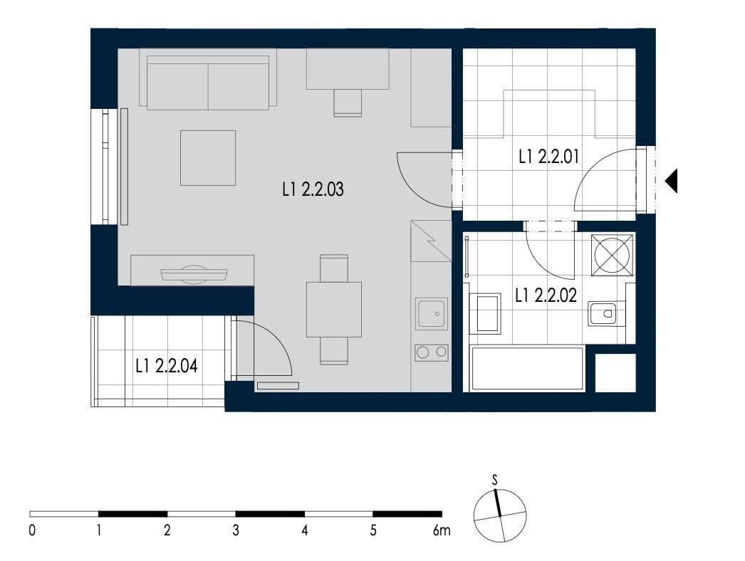 Studio flat to rent, 38 m², Strnadových, Prague, Prague Studio flat to rent, 38 m², Strnadových, Prague, Prague