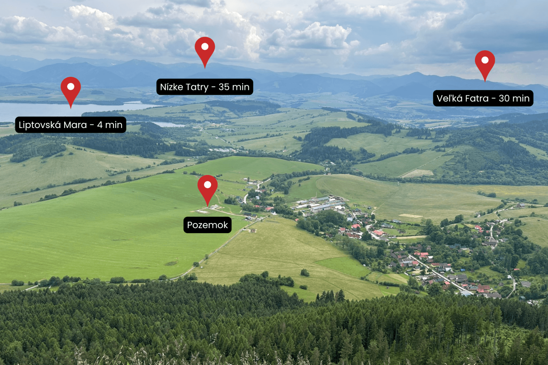 plot for sale, 1,821 m², Liptovská Anna, Žilinský Region plot for sale, 1,821 m², Liptovská Anna, Žilinský Region