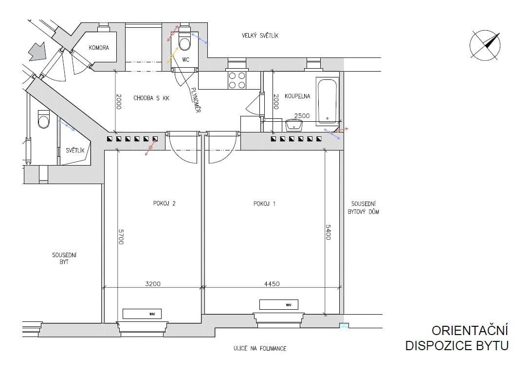 2 bedroom flat for sale, 64 m², Na Folimance, Prague, Prague 2 bedroom flat for sale, 64 m², Na Folimance, Prague, Prague