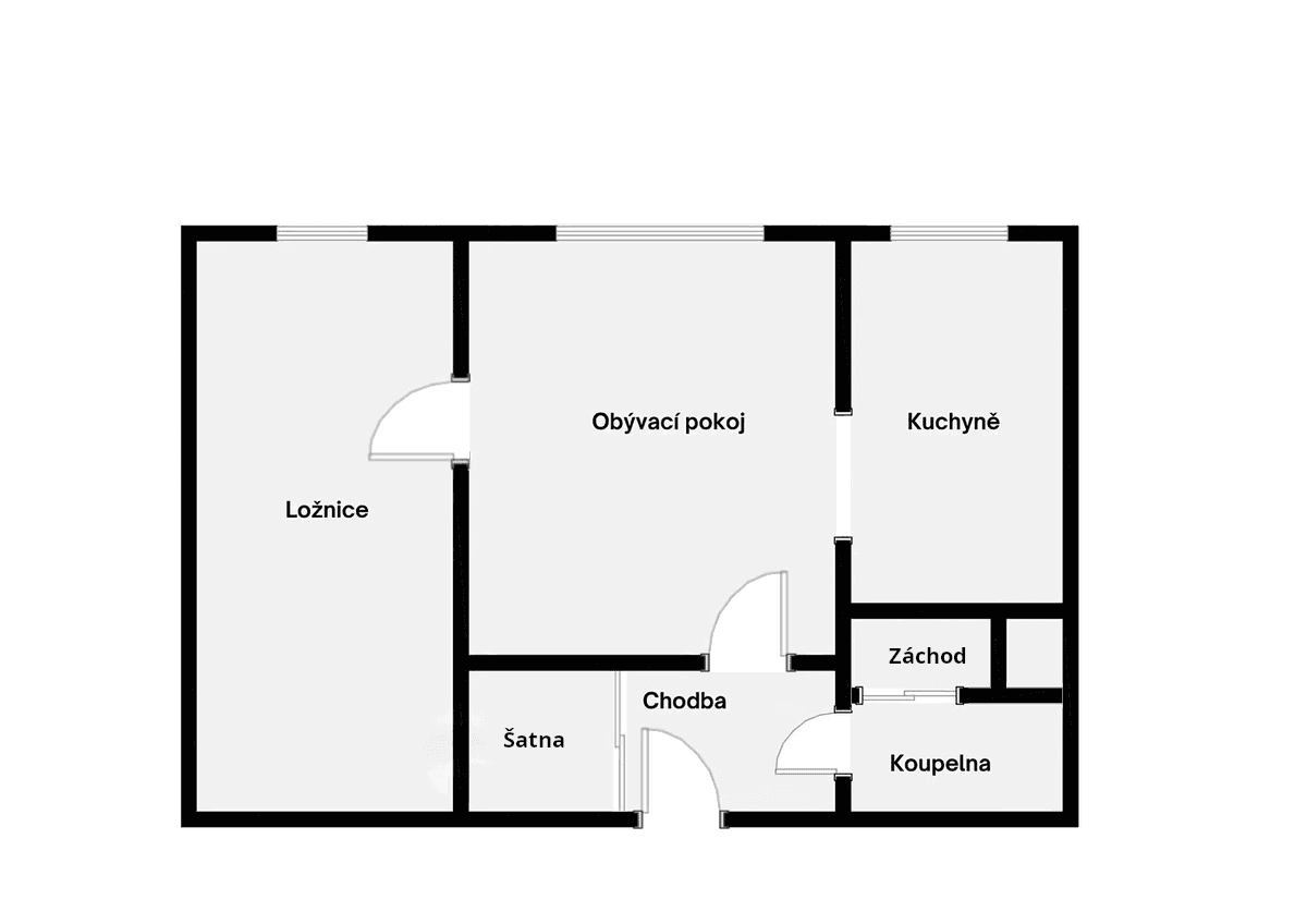 2 bedroom flat for sale, 43 m², Skupova, Olomouc, Olomoucký Region 2 bedroom flat for sale, 43 m², Skupova, Olomouc, Olomoucký Region