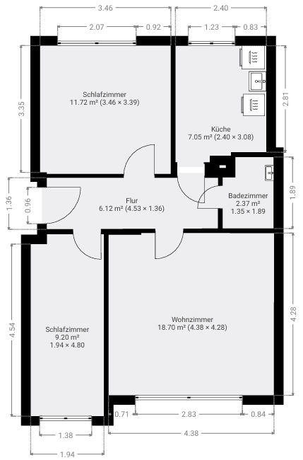 3 bedroom flat to rent, 57 m², Lange Straße 20, Wolfenbüttel, Lower Saxony 3 bedroom flat to rent, 57 m², Lange Straße 20, Wolfenbüttel, Lower Saxony