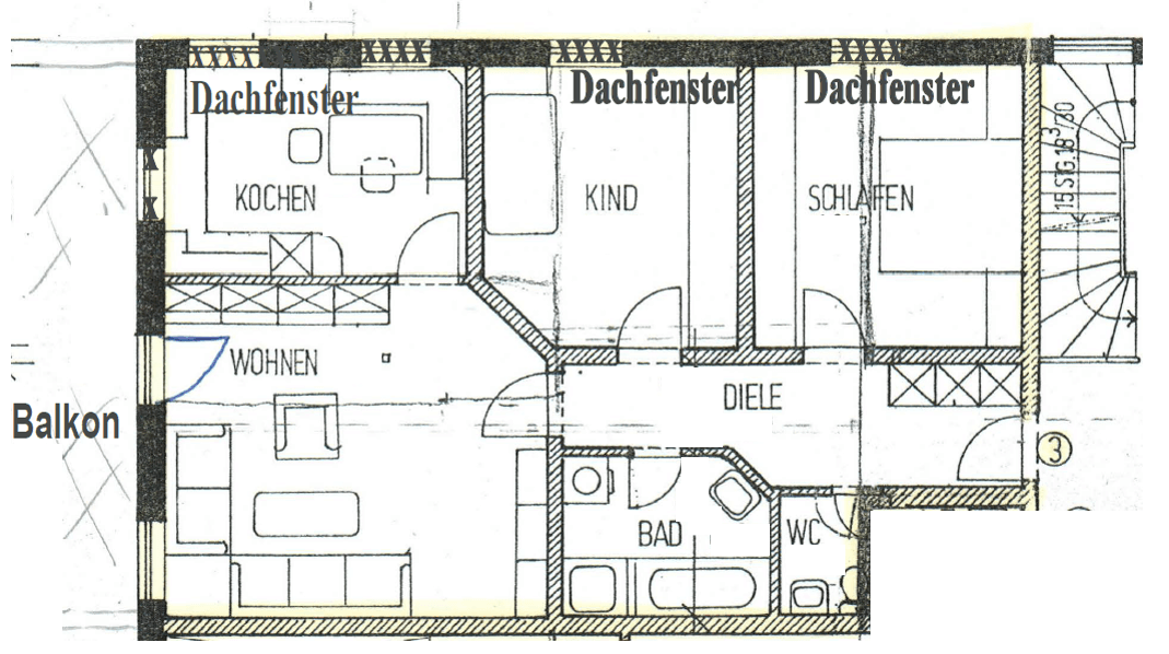 3 bedroom flat to rent, 80 m², Königsdorf, Bavaria 3 bedroom flat to rent, 80 m², Königsdorf, Bavaria