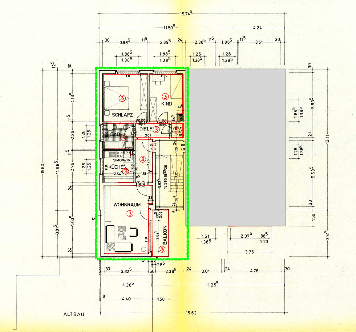 3 bedroom flat to rent, 73 m², Hattinger Str. 869, Bochum, North Rhine-Westphalia 3 bedroom flat to rent, 73 m², Hattinger Str. 869, Bochum, North Rhine-Westphalia