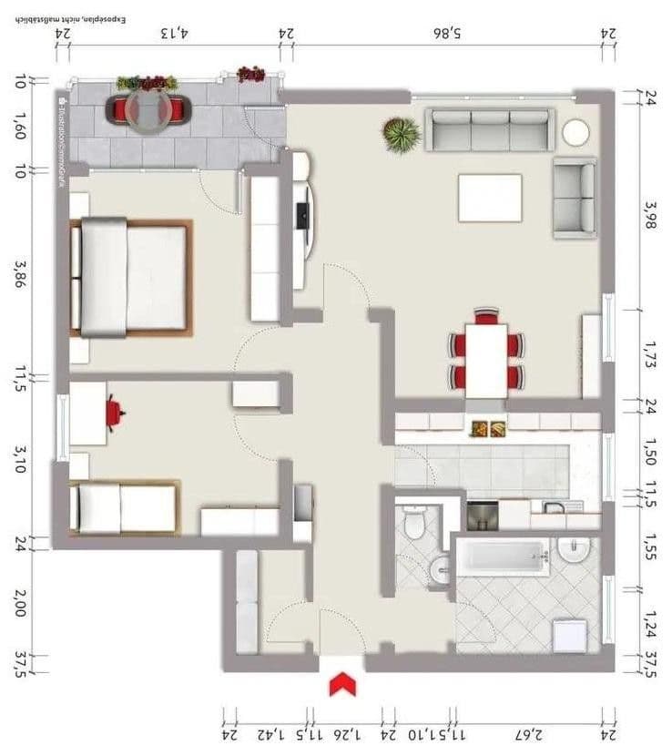 2 bedroom with open-plan kitchen flat to rent, 89 m², Kästnerstr. 4, Bietigheim-Bissingen, Baden-Württemberg 2 bedroom with open-plan kitchen flat to rent, 89 m², Kästnerstr. 4, Bietigheim-Bissingen, Baden-Württemberg