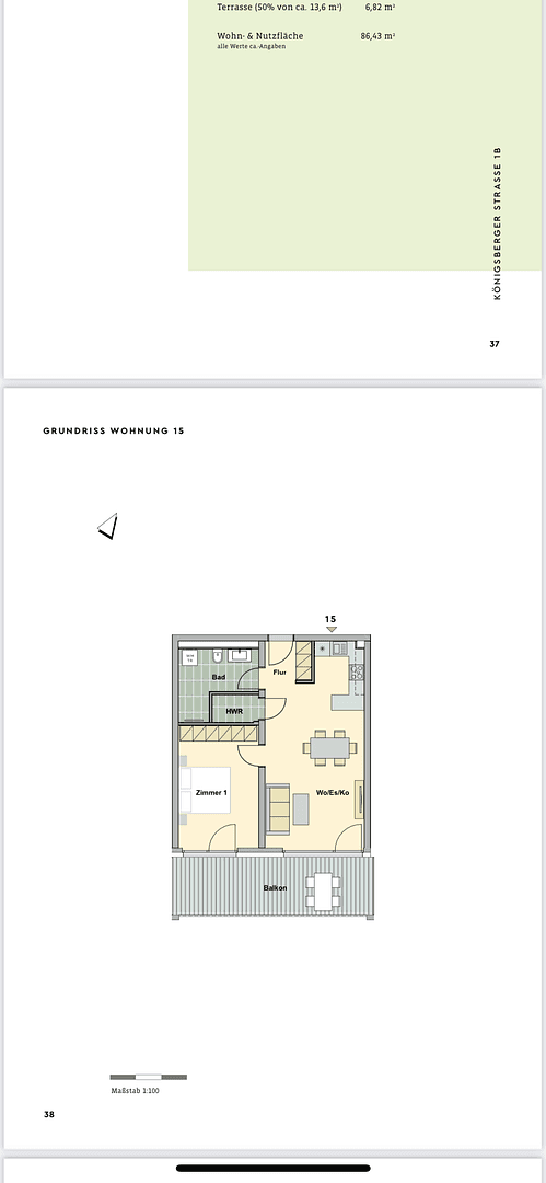 2 bedroom flat to rent, 63 m², Königsbergerstrasse 1b, Bad Schwalbach, Hesse 2 bedroom flat to rent, 63 m², Königsbergerstrasse 1b, Bad Schwalbach, Hesse