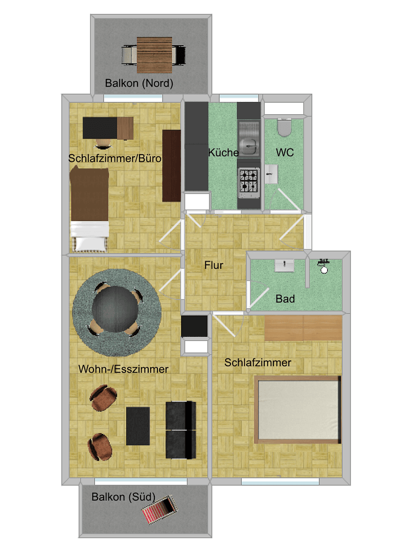 3 bedroom flat for sale, 66 m², Stuttgart, Baden-Württemberg 3 bedroom flat for sale, 66 m², Stuttgart, Baden-Württemberg