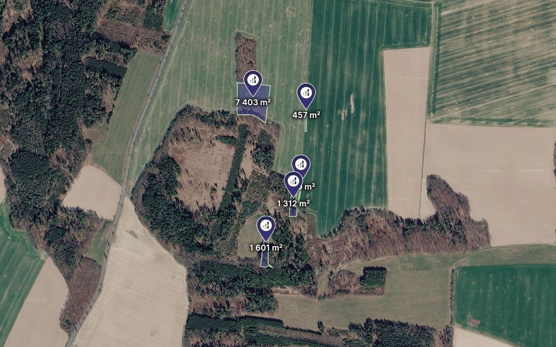 plot for sale, 8,833 m², Hvozd, Olomoucký Region plot for sale, 8,833 m², Hvozd, Olomoucký Region