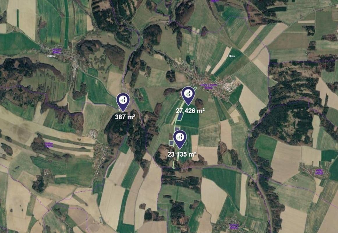 plot for sale, 8,833 m², Hvozd, Olomoucký Region plot for sale, 8,833 m², Hvozd, Olomoucký Region
