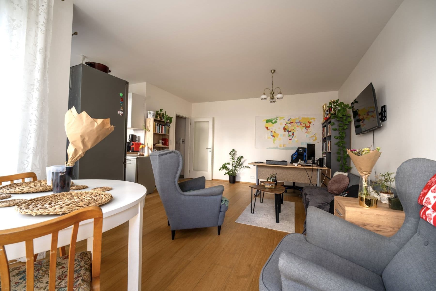 1 bedroom with open-plan kitchen flat to rent, 73 m², Rixdorfská, Prague, Prague 1 bedroom with open-plan kitchen flat to rent, 73 m², Rixdorfská, Prague, Prague