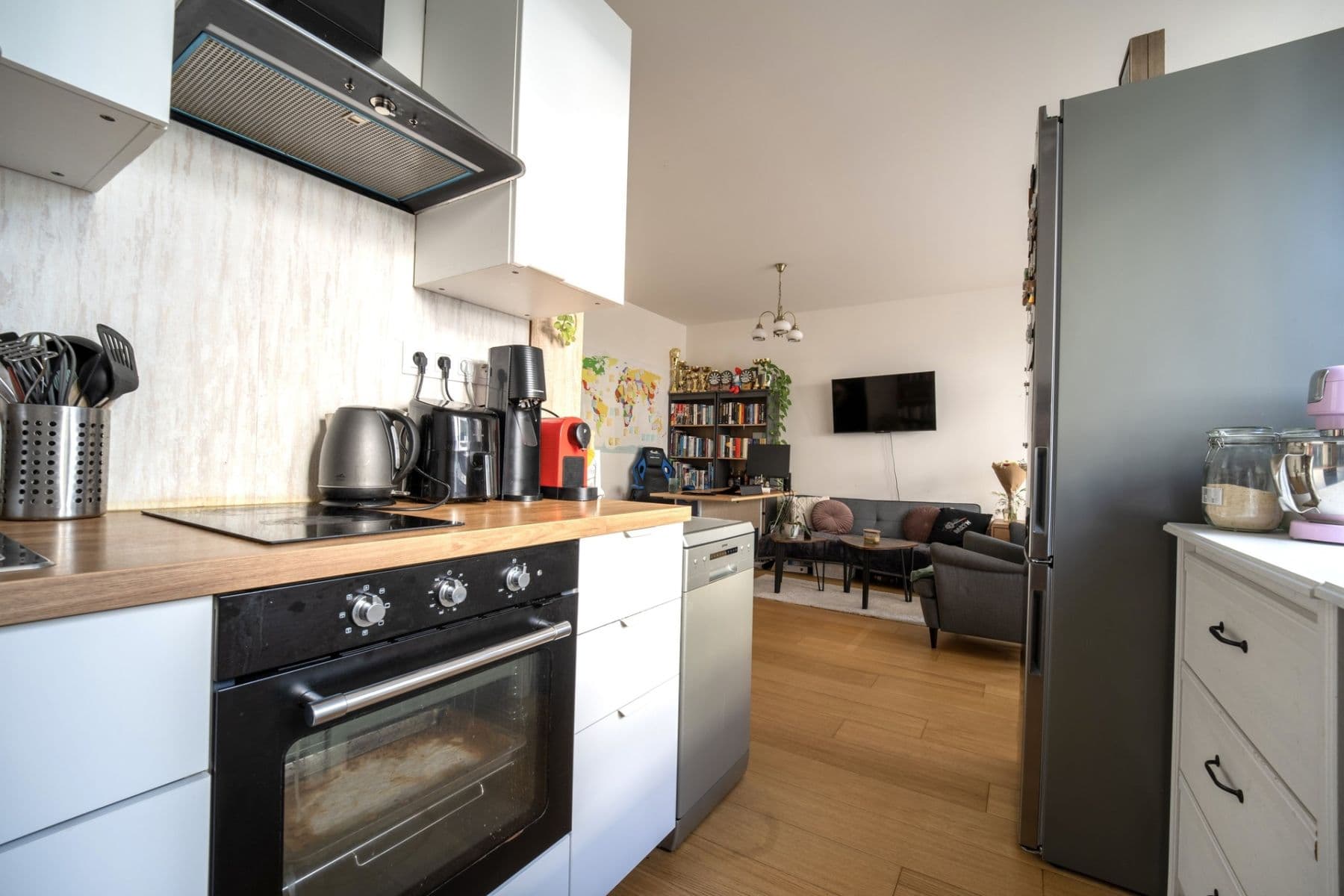 1 bedroom with open-plan kitchen flat to rent, 73 m², Rixdorfská, Prague, Prague 1 bedroom with open-plan kitchen flat to rent, 73 m², Rixdorfská, Prague, Prague