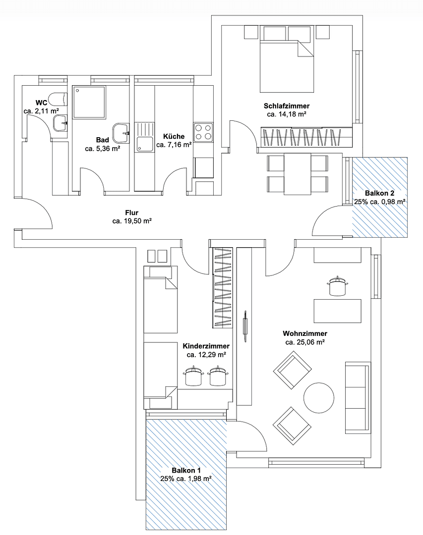 2 bedroom with open-plan kitchen flat to rent, 89 m², Korntal-Münchingen, Baden-Württemberg 2 bedroom with open-plan kitchen flat to rent, 89 m², Korntal-Münchingen, Baden-Württemberg