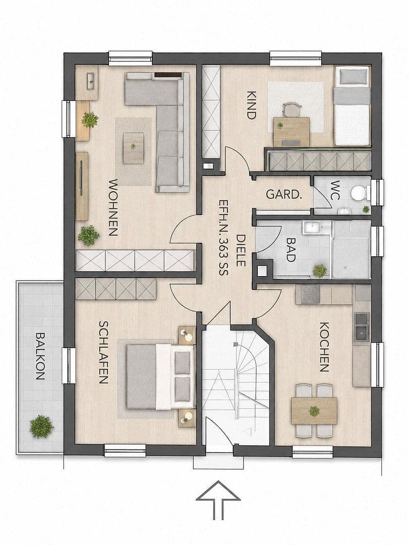 3 bedroom flat to rent, 73 m², Salach, Baden-Württemberg 3 bedroom flat to rent, 73 m², Salach, Baden-Württemberg