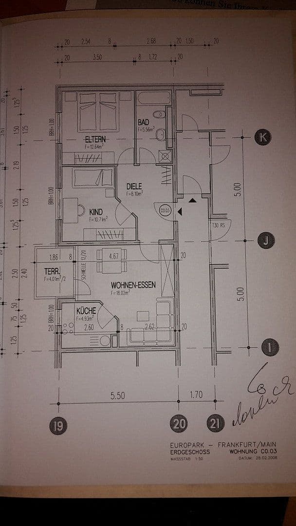2 bedroom with open-plan kitchen flat to rent, 62 m², Frankfurt am Main, Hesse 2 bedroom with open-plan kitchen flat to rent, 62 m², Frankfurt am Main, Hesse
