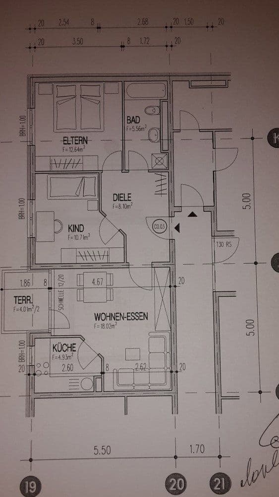 2 bedroom with open-plan kitchen flat to rent, 62 m², Frankfurt am Main, Hesse 2 bedroom with open-plan kitchen flat to rent, 62 m², Frankfurt am Main, Hesse